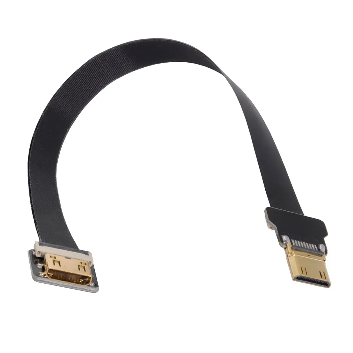

Chenyang CYFPV Mini HDMI-совместимый штекер к мини HDMI-совместимый Женский удлинитель FPC плоский кабель 1080P для FPV HDTV антенна