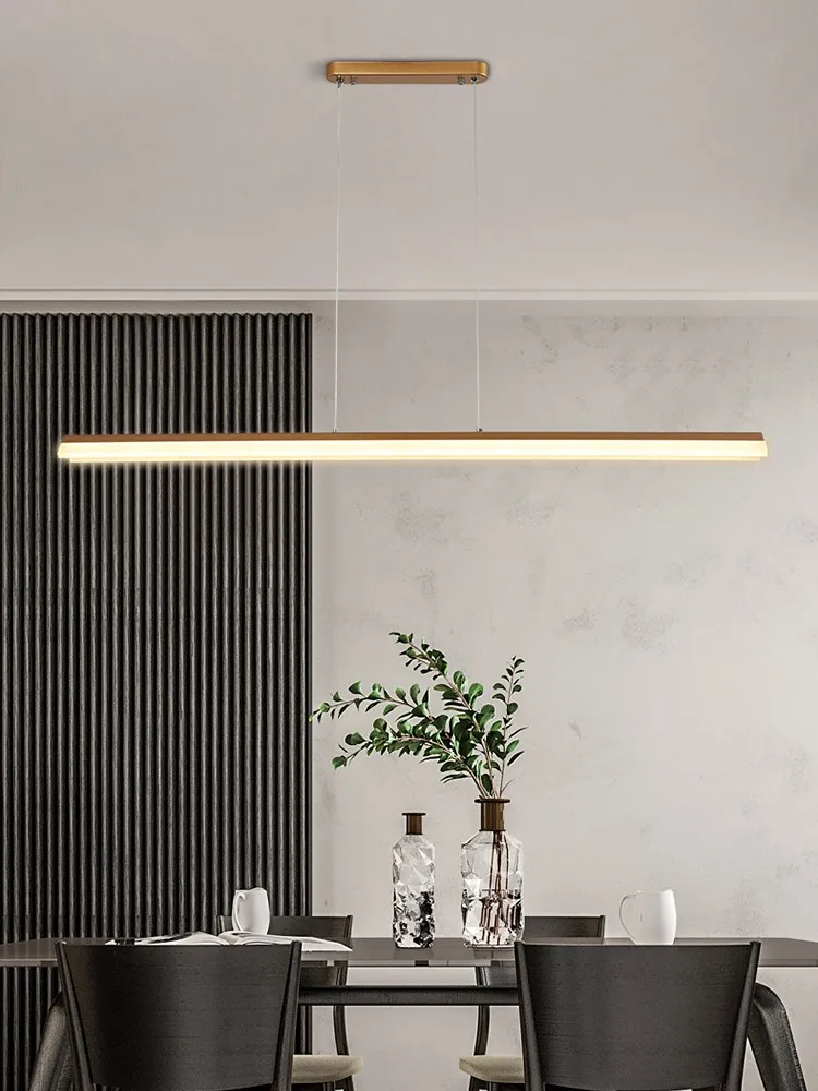 Современный простой светодиодный акриловый подвесной светильник для столовой