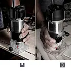 1200 Вт 35000 обмин деревообрабатывающий электрический триммер деревообрабатывающий фрезерный гравировальный долбежный обрезной станок ручной фрезерный станок