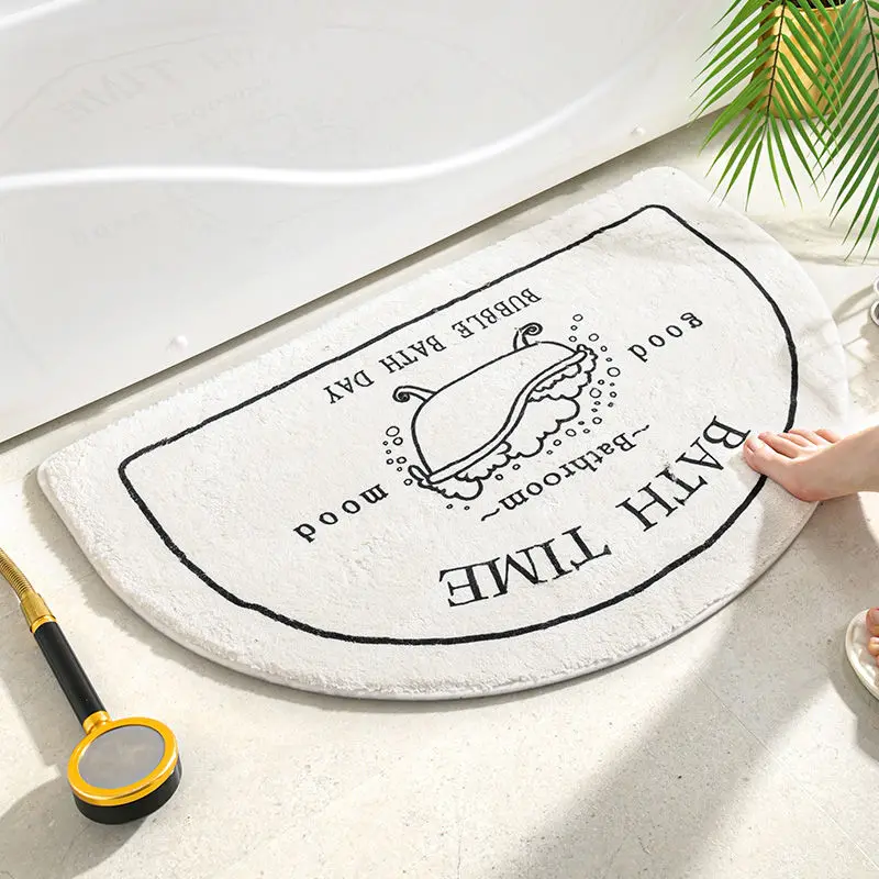 

Ins style bath mat, non-slip, absorbent entrance mat, porch, sitting area, living room, bathroom