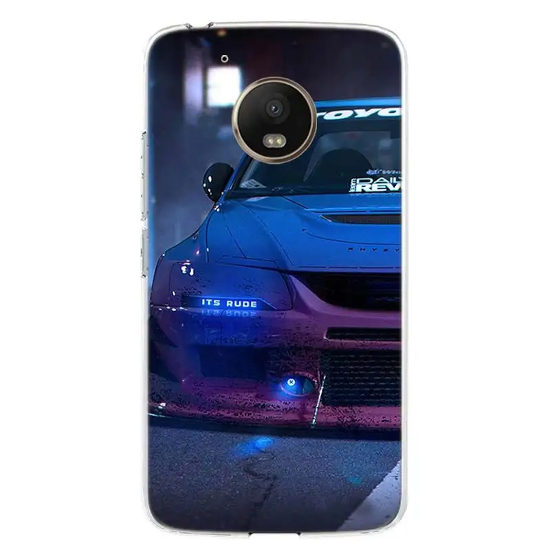 sports cars male men phone case for motoralo moto g9 g8 g7 g6 g5 e6 e5 e4 plus power play one macro action cover coque free global shipping