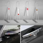 4 шт., автомобильные прозрачные наклейки на дверные ручки для зеркала заднего вида Volvos XC60 XC90 XC40 S60 V40 V50 V60 S40 FH