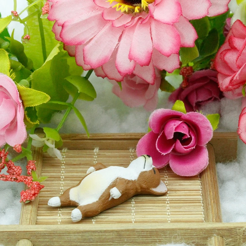 Симпатичная фотонаклейка Corgi магнит на холодильник с животным коллекционные