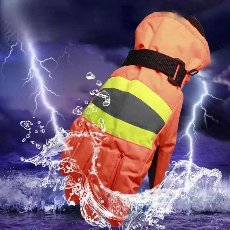 

1pc Men Women Warm Full Finger Thermal Non Slip Ski Gloves Snowboard Worker Mittens Reflective Thicken Outdoor Winter Sanit S6Q9