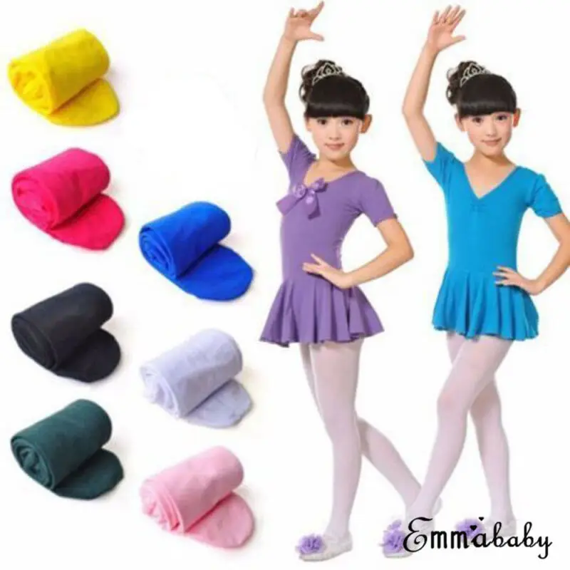 Детские колготки для девочек Непрозрачные танцевальные носки балета чулочно