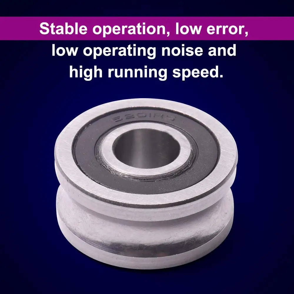 1 шт. Новый U паз герметичный шариковый подшипник направляющий Сильная емкость