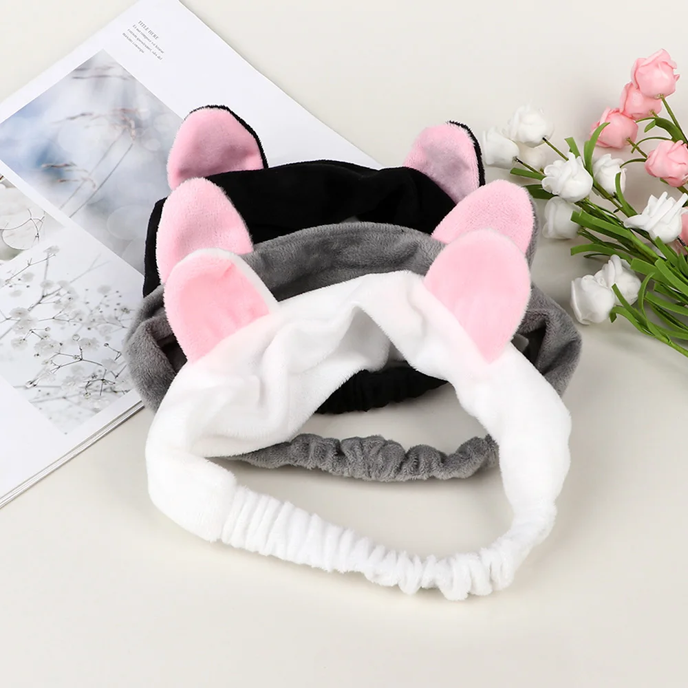 1 шт. новинка милая повязка на голову с кошачьими ушками для женщин и девочек