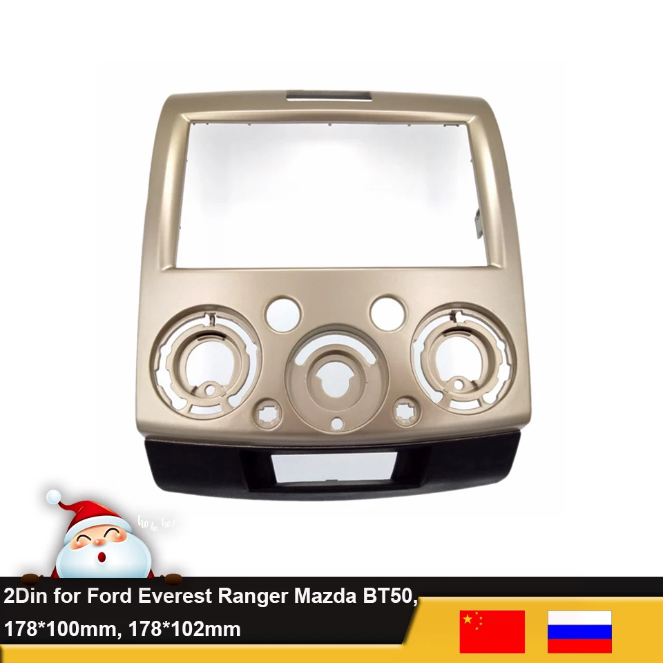 DVD Радио Стерео Fascia ДЛЯ Ford Everest Ranger Mazda BT 50 BT50 2 Din рамка панель для установки панели