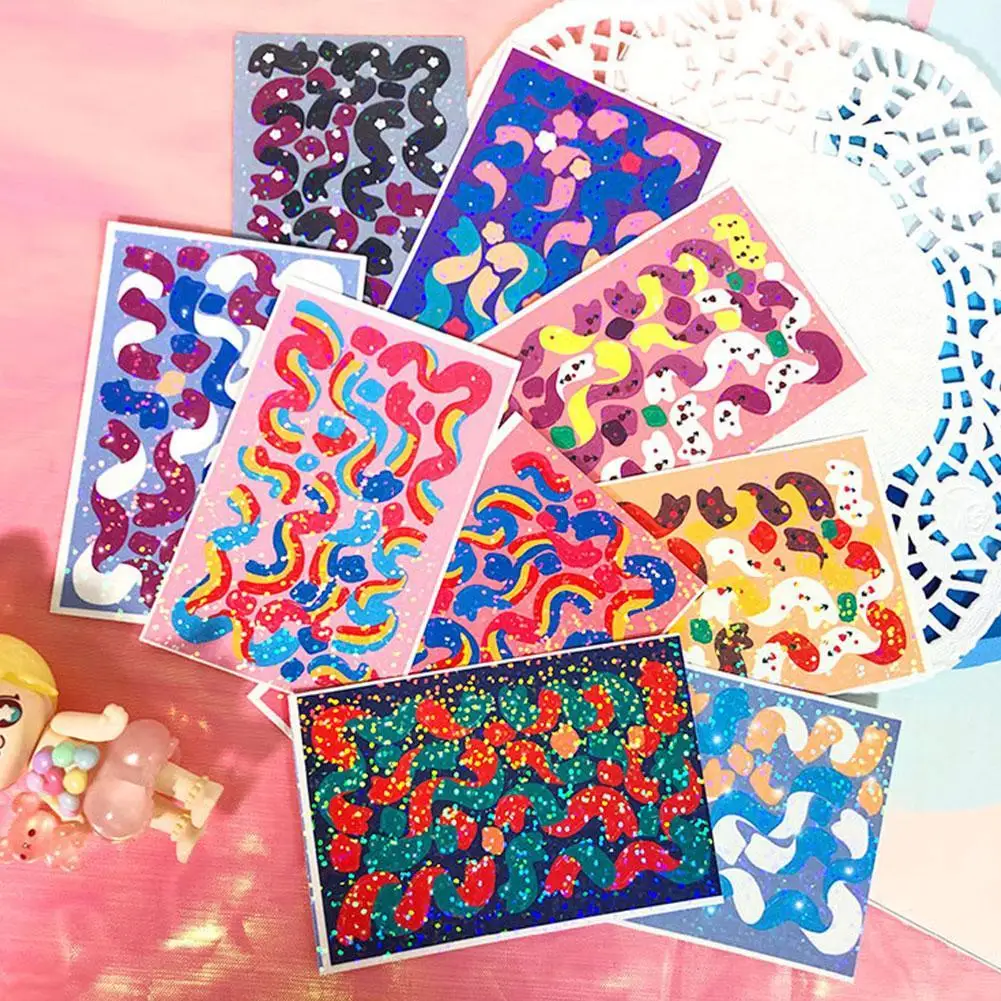 1 шт. симпатичная лента наклейка ПВХ для ручного счета персонализированное