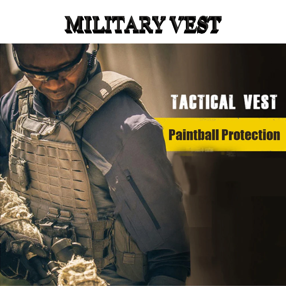 Тактический жилет защитный 600D Регулируемый боевой Molle Plate Carrierr CS для