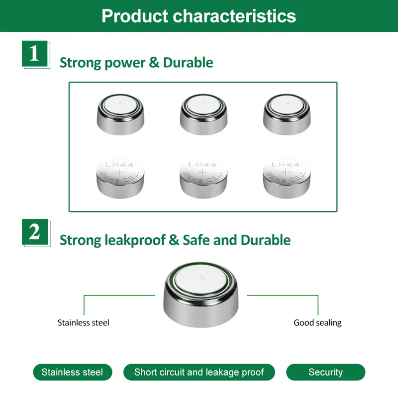 PHOMAX AG13 20 шт./упак. электронное оборудование Кнопочная батарея LR44 SR44 SR47 SG13 AG 13 1 55 V