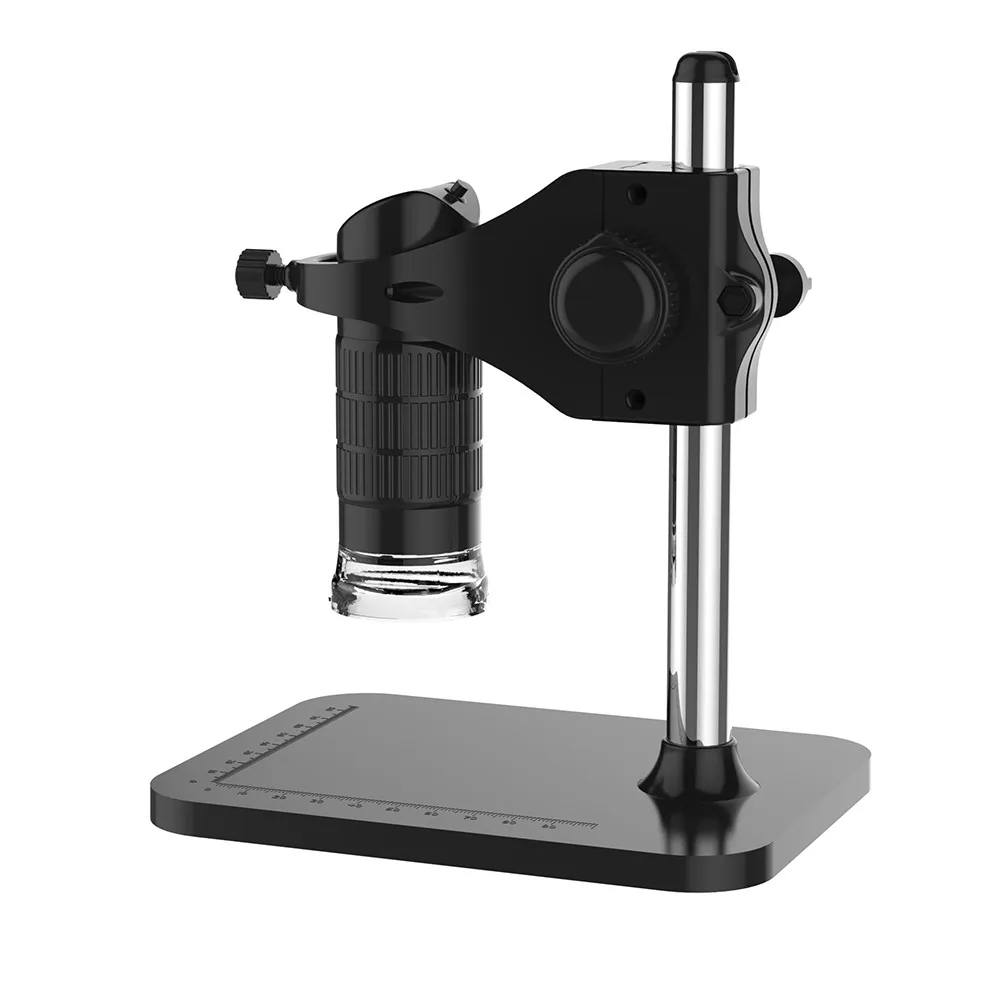 handheld usb digital microscope 2mp electronic endoscope adjustable 8 led magnifier camera with stand free global shipping