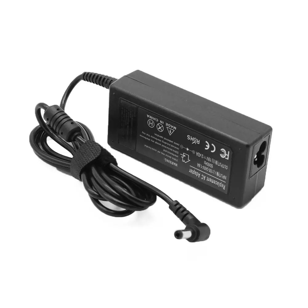 19V 3.42A 65W 5 5x2 5mm ноутбук адаптер переменного тока зарядное устройство для Asus ACER Toshiba