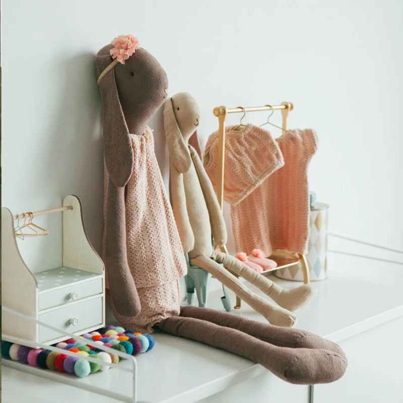 70 см большой кролик хлопковая игрушка милая детская компания игрушки для сна