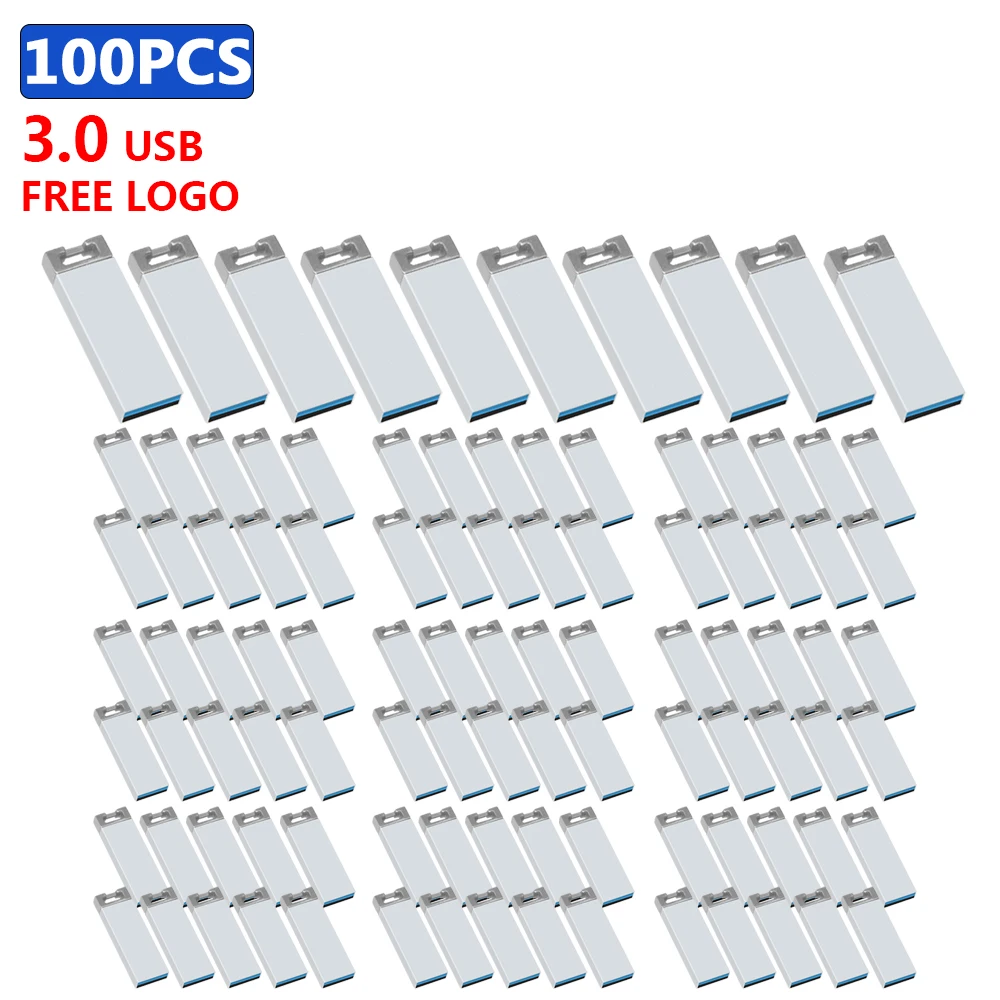 

Флеш-накопитель Usb 100 в металлическом корпусе, 4/8/16/32/64 ГБ, 3,0 шт.