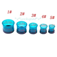 1pcs new and good quality dental flasks rings plastic blue casting flasks rings round wax formers base dental lab tools