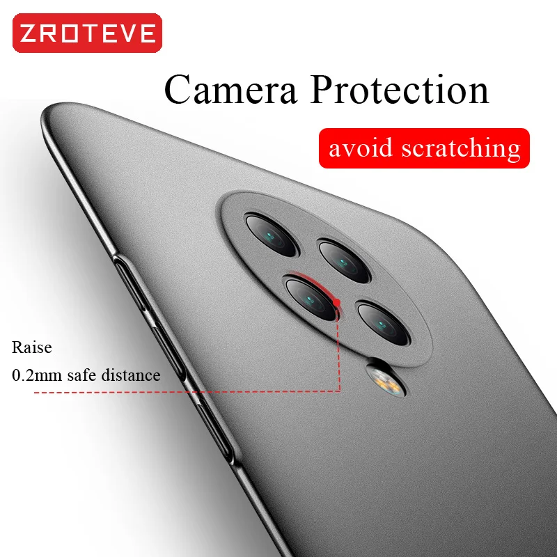 

Poco F2 Pro Case ZROTEVE Frosted Cover For Xiaomi Pocophone X3 M3 M2 F2 Pro C3 Case PC Cover Xiaomi Pocofone F1 Poco X3 NFC Case