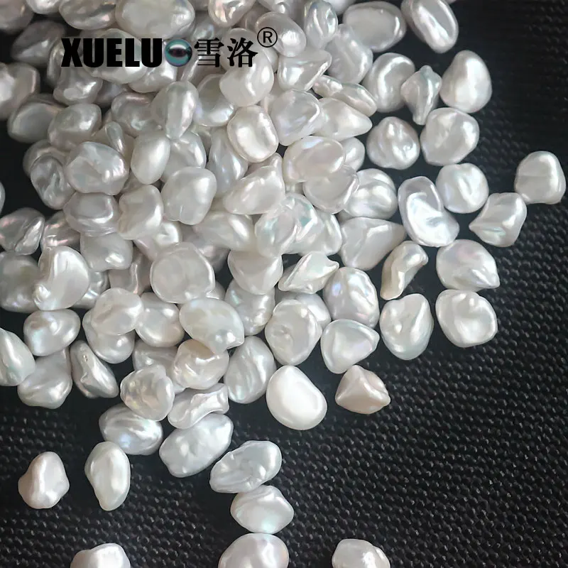 

XUELUO Brand 10 pcs pearls/ pack 9-10mm Small Mini Keshi Natural Freshwater Cultured Loose Pearl Beads for diy