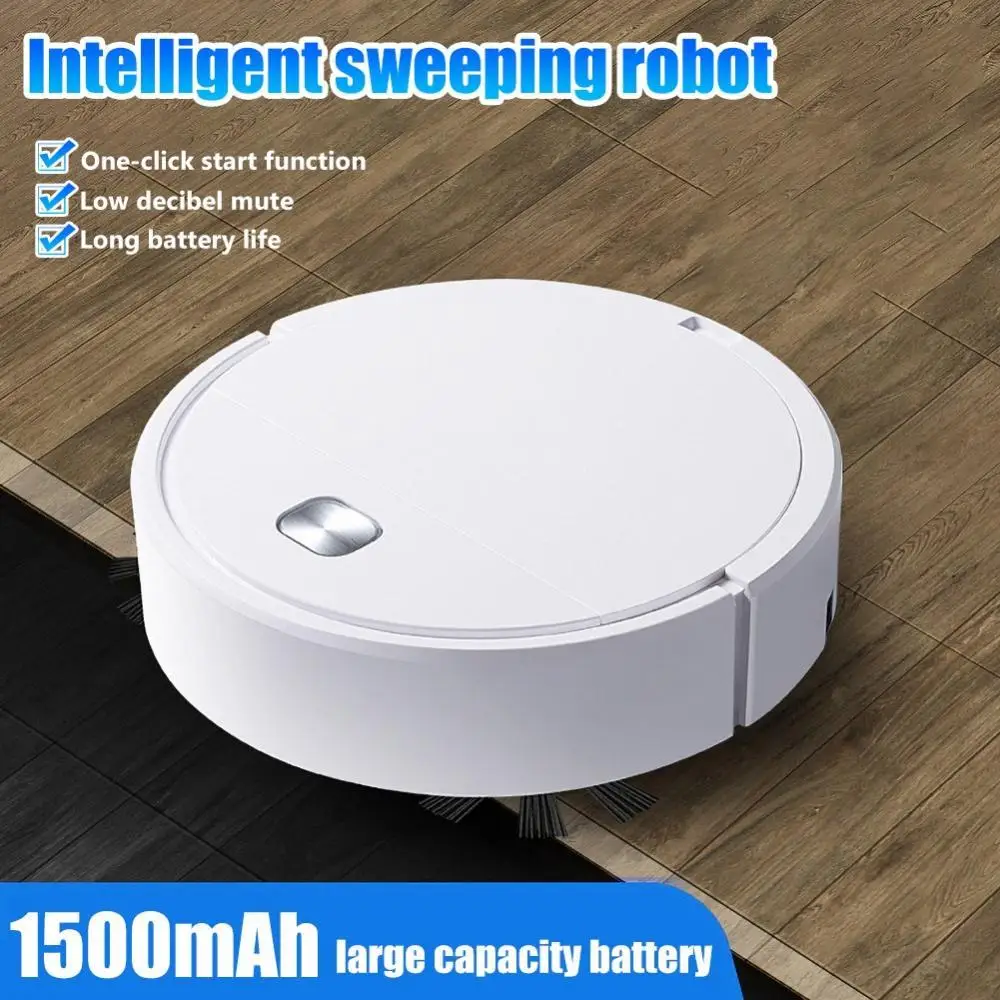 

ES250 Rechargeable Automatic Smart Robot 1800Pa Vacuum Cleaner Suction Sweeper Rechargeable Automatic Mute Home Dust Cleaner