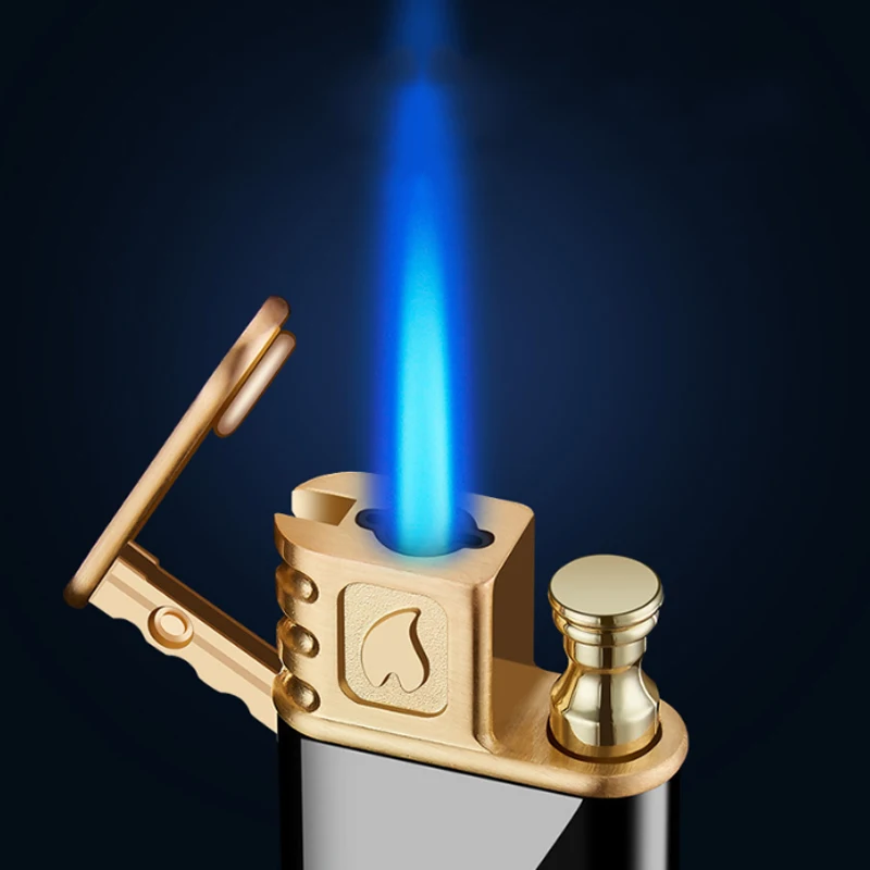Dropshipping Fornecedores Creative Double-Fire Model Lighter Classic Fashionable Outdoor Fire Starter Blue Flame Ensendedores | Дом и сад
