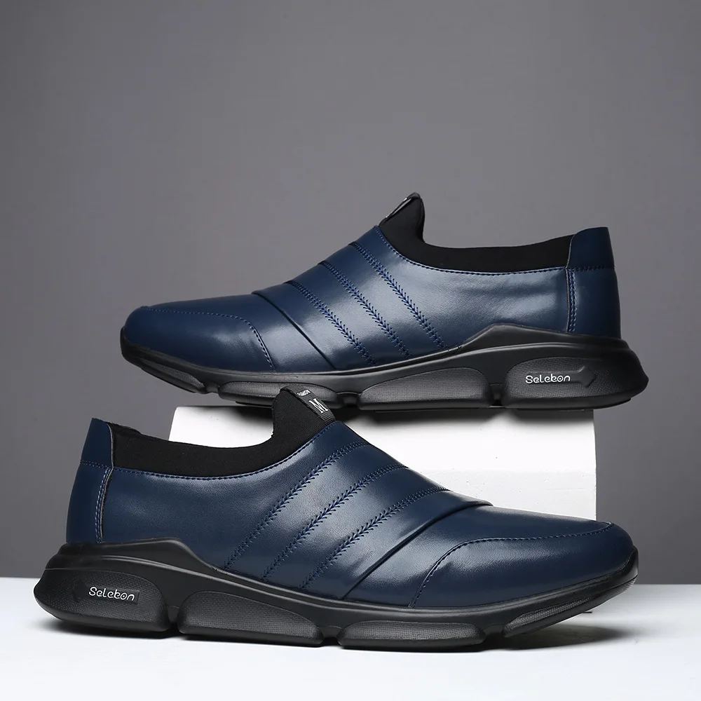 

Leather Shoes Men's Leather Spring 2021 New Men's Business Casual Soft-Soled Non-Slip Breathable All-Match Footwear