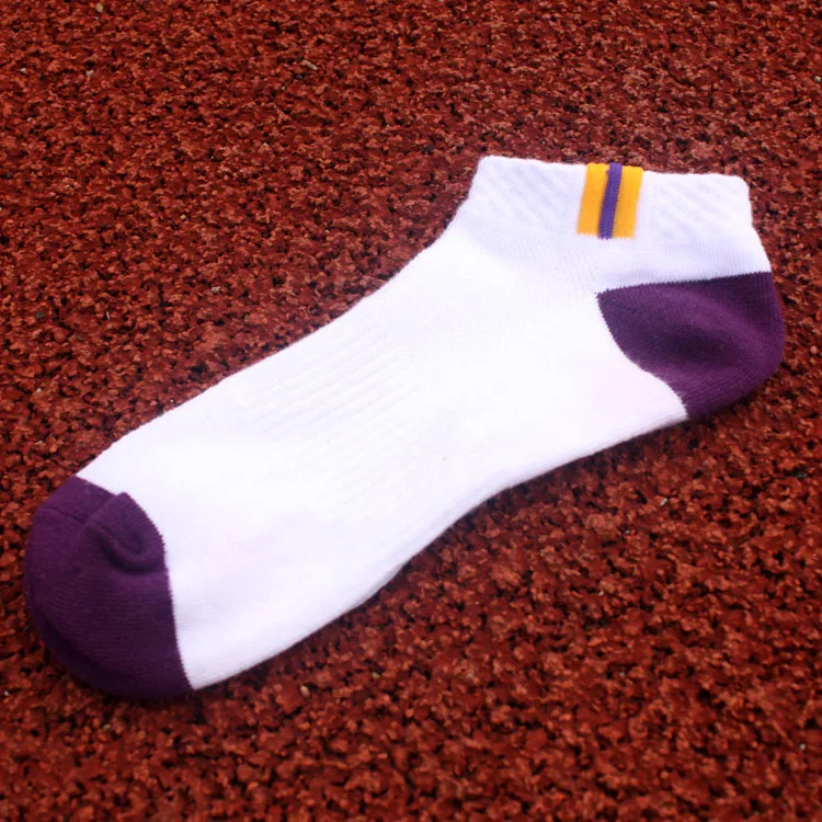 Хлопковые мужские носки эластичные Повседневные Дышащие Короткие подходят для