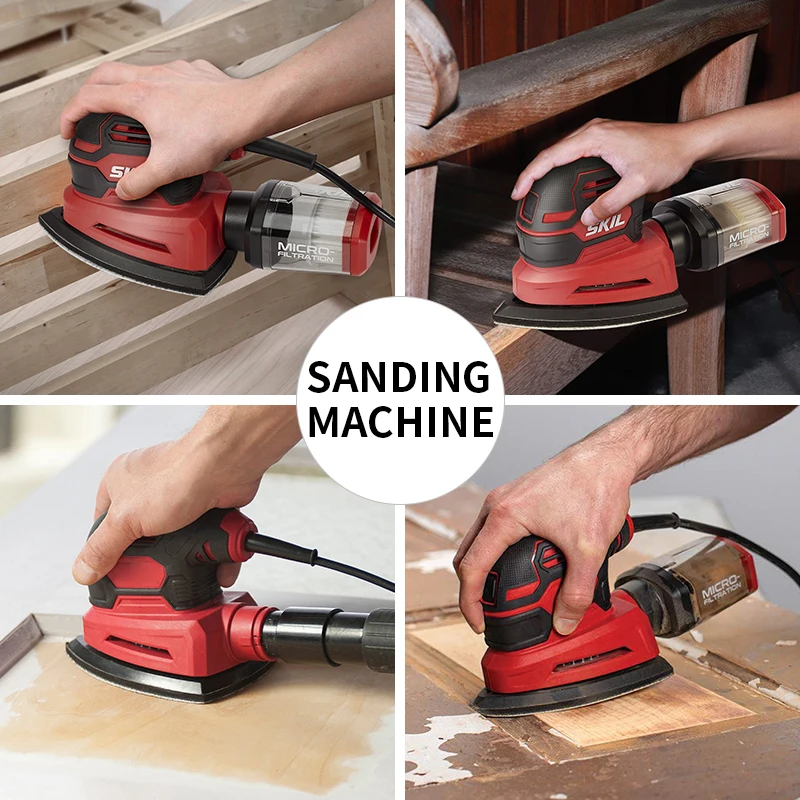 Шлифовальный станок для деревообработки наждачной бумаги маленький пылесос с