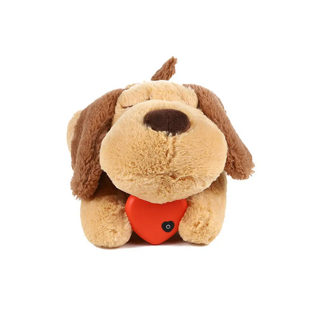 

Heartbeat Puppy Training Toy Plush Pet Snuggle Soothe Anxiety Relief Sleep Aid Pet Durable Reduce Anxiety Chew Toys Pet Supplies