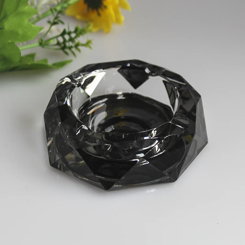 

High-end Boutique Crystal Ashtray Fashion Creative Personality Gift Birthday Gift Living Room Continental Ashtray