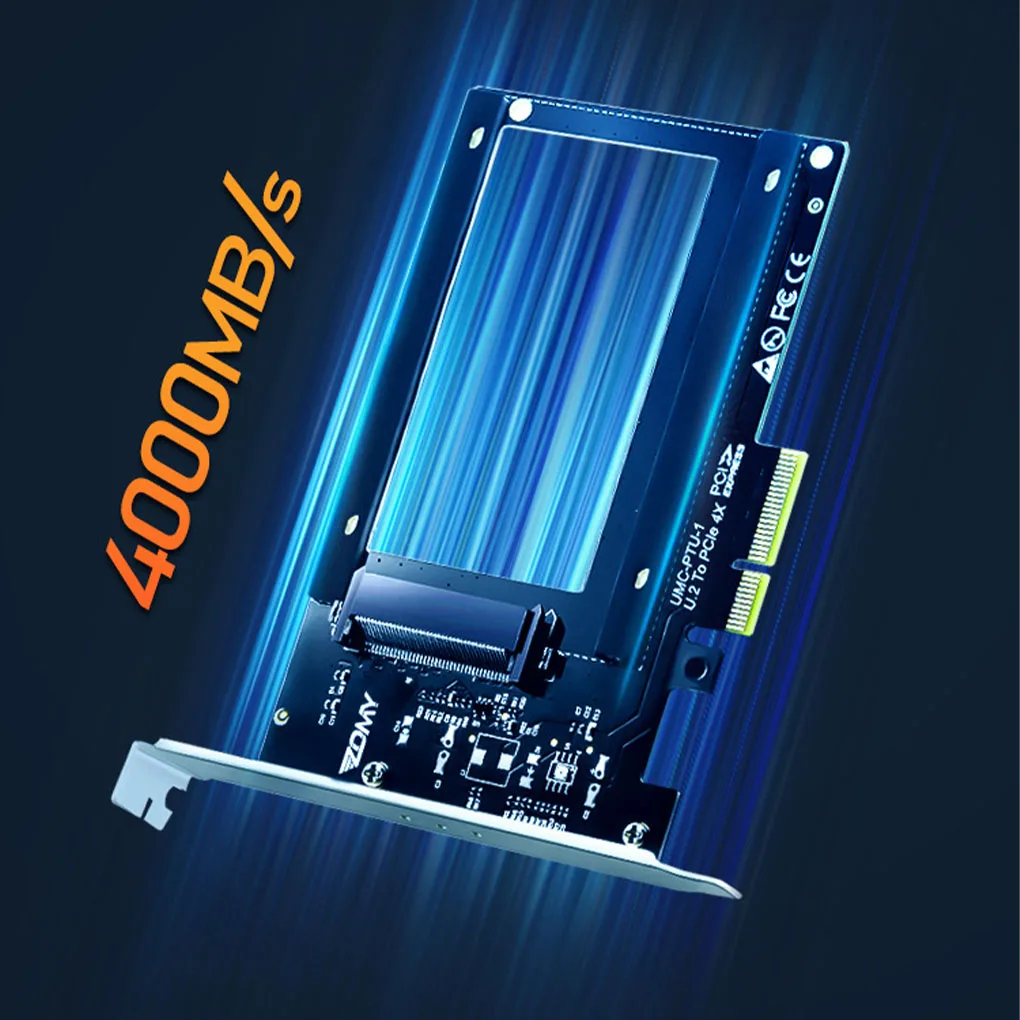 переходник pcie riser u 2 к pci express3 0 x4 интерфей