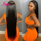 32 34 36 дюймов прямые кружевные передние человеческие волосы парики для женщин бразильские Remy человеческие волосы на шнуровке Парики Perruque Cheveux Humain