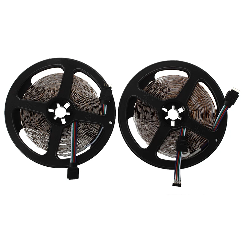 

2x5 м 10 М 5050 SMD 600 светодиодсветодиодный RGB Гибкая полоса освещения автомобиля DC 12 В