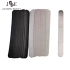 Пилка для ногтей со стальной пластиной, 100 шт., черная, для УФ-геля, полировки ногтей, шлифовальные бафы, инструменты для маникюра