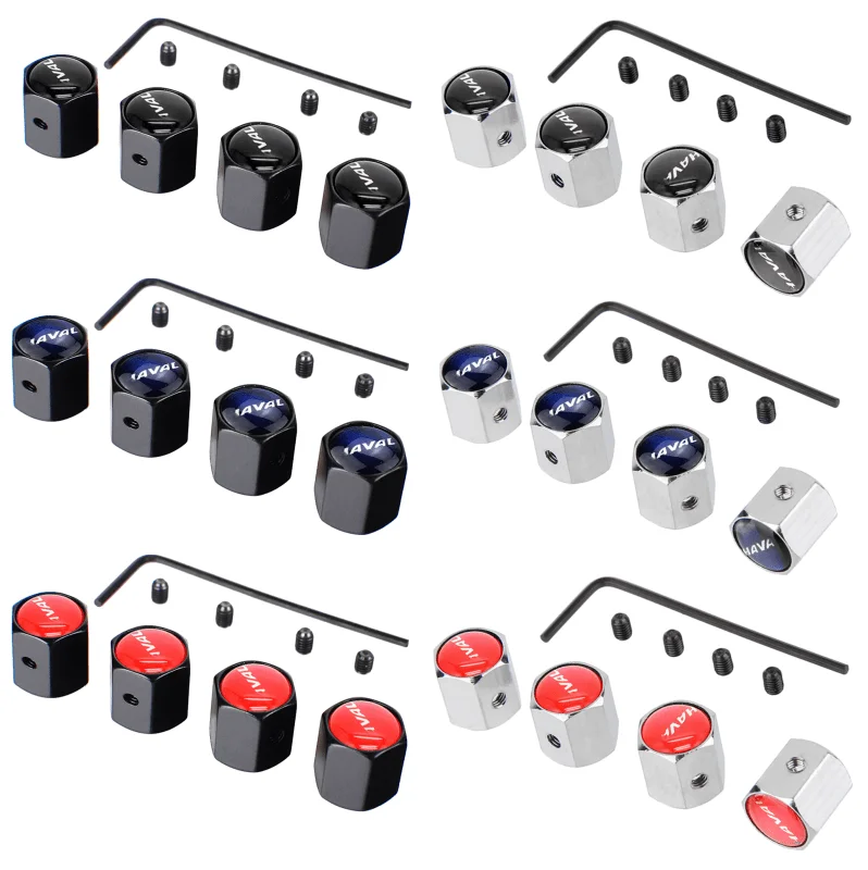 Колпачки для клапанов автомобильных шин 4 шт. герметичные пылезащитные Чехлы HAVAL