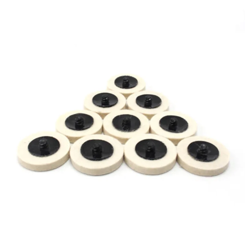 

10 X Wool Polishing Discs For Wood Carving Surface Buffing Pads Wheels Useful UK