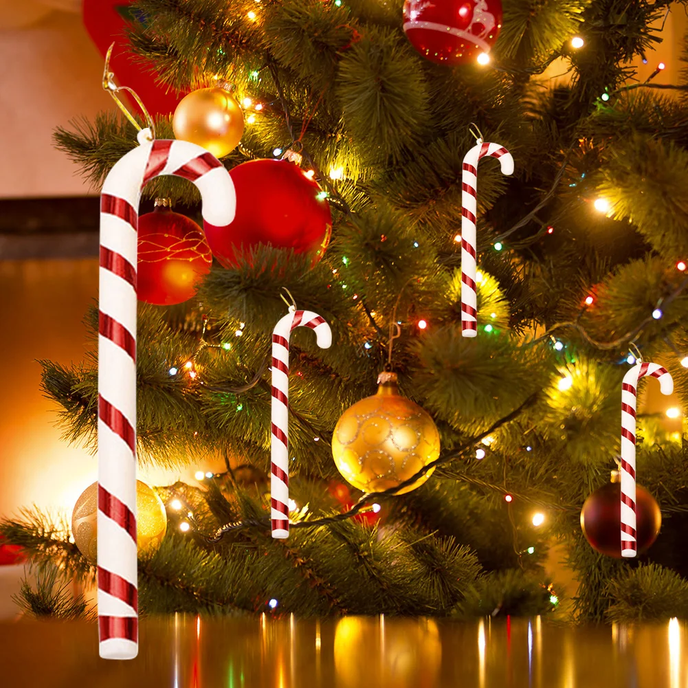 

6 шт., пластиковые подвесные украшения для ёлки