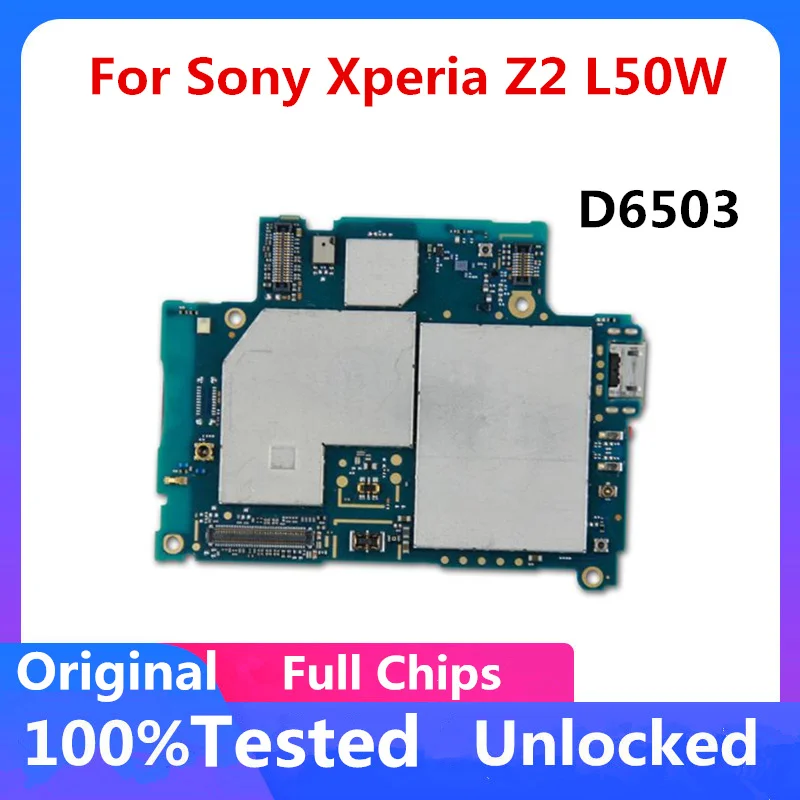 Материнская плата 16 ГБ 100% для Sony Xperia Z2 L50W D6503 разблокированная логические платы