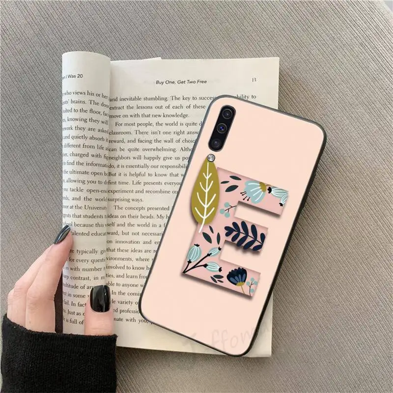 

letters Flower grass art Phone Case For Samsung galaxy S 9 10 20 A 10 21 30 31 40 50 51 71 s note 20 j 4 2018 plus