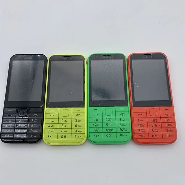 nokia 225 refurbished original mobile phones unlocked single core 2 8 inches 2mp camera 2g gsm fm mp3 player cellphone free global shipping