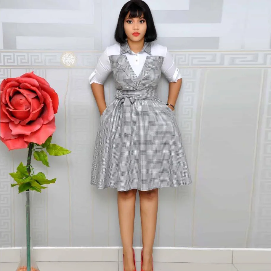 Африканские бандажные платья для женщин африканская одежда Летний Новый Стиль