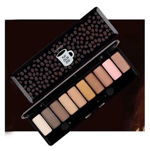 Makeup Luminous Eyeshadow Palette 10 Colors Matte Glitter EyeShadow Diamond Shimmer Eye Primer Eye Shadow