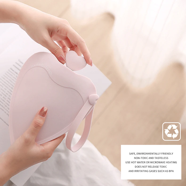 

Hot Water Bag Hand Warmer Bottle Cute Macaron Color Girls Winter Belly Feet Hand Warmer Heat Pack Reusable Portable Handwarmer