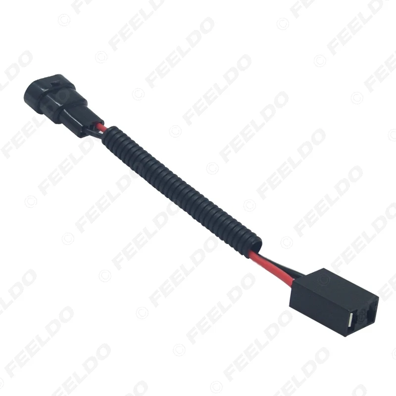 FEELDO автомобильная фара адаптер для проводки лампы 9005-11/9006-11 к разъему H7-21