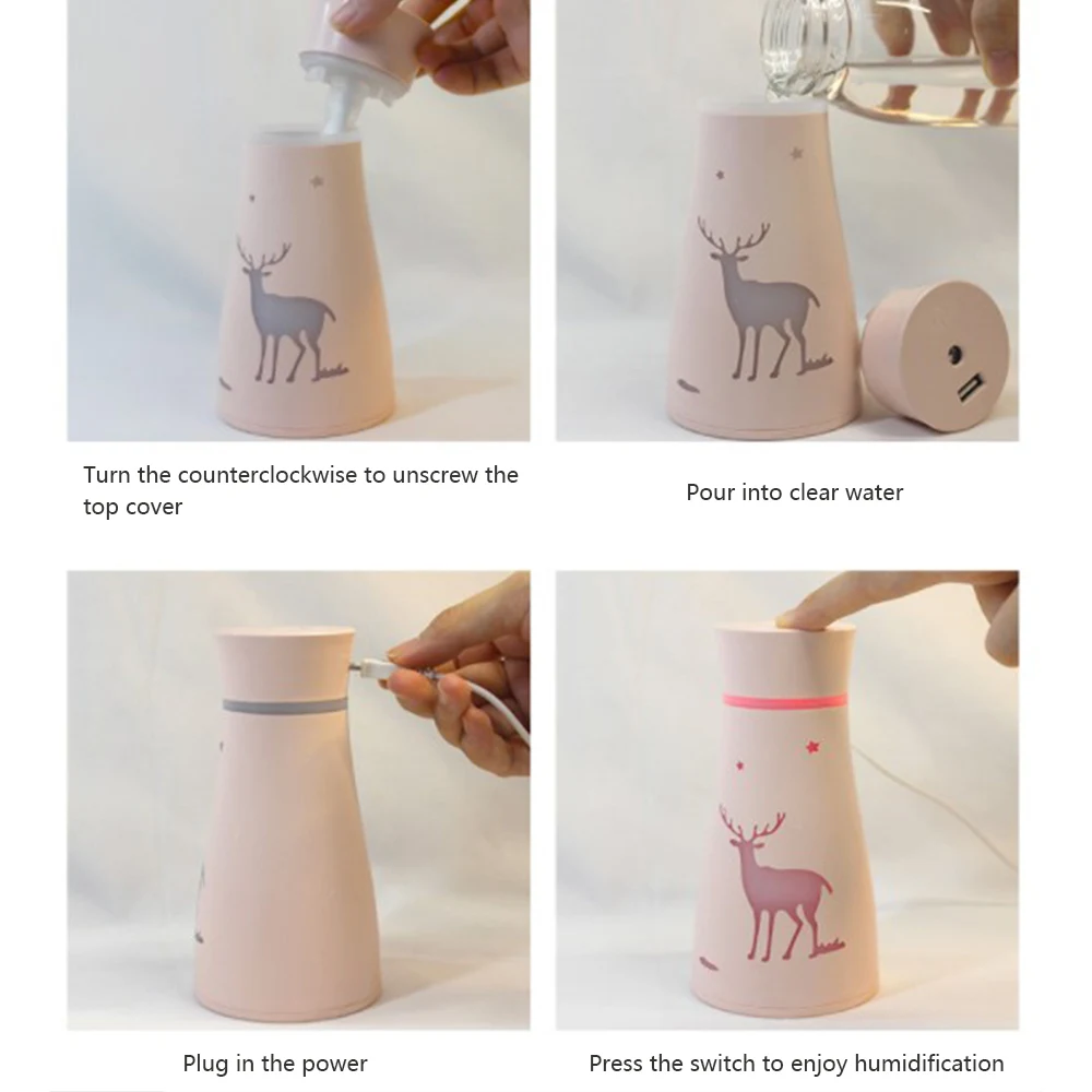 Бытовая техника USB увлажнитель 300 мл милый питомец ультразвуковой туман Арома