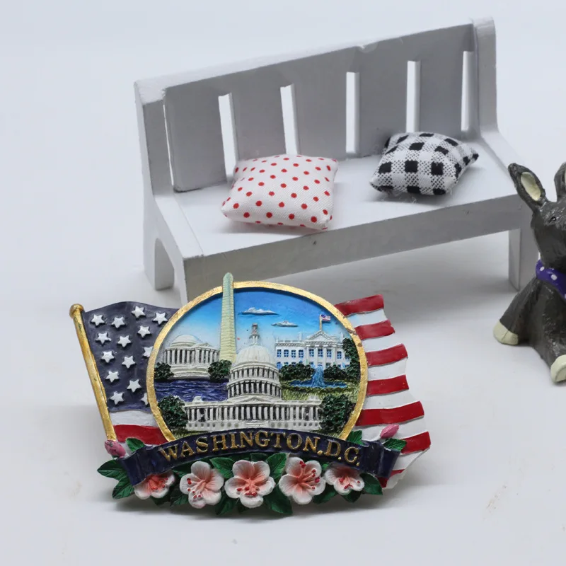 Креативный сувенирные магниты для холодильника в стиле Стивен 3D Магнитные