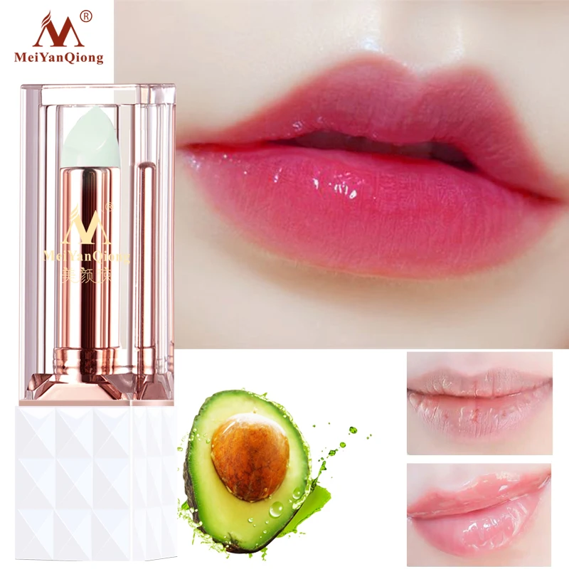 

Shea Butter Moisturizing Color Change Lip Balm Skin Care Anti Aging Makeup Lip Care Beauty Nourishing Lipstick Plant Essence