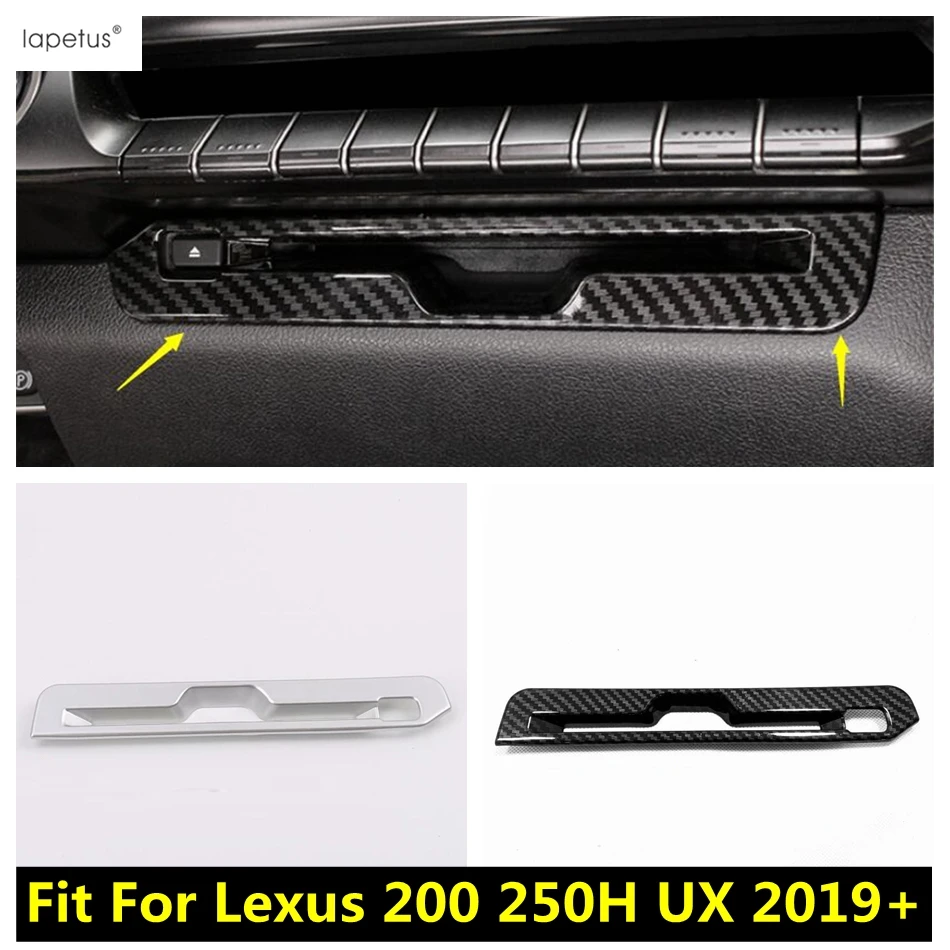 

Carbon Fiber Look Accessories For Lexus UX 200 250H 2019 2020 2021 2022 Lamp Front Middle Switch Parking CD Panel Cover Trim