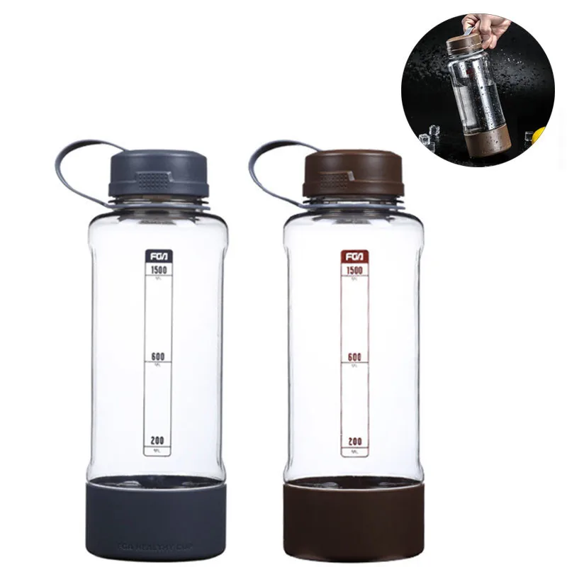 Портативный пластиковый соковыжималка для воды 1500 мл без БФА | Дом и сад