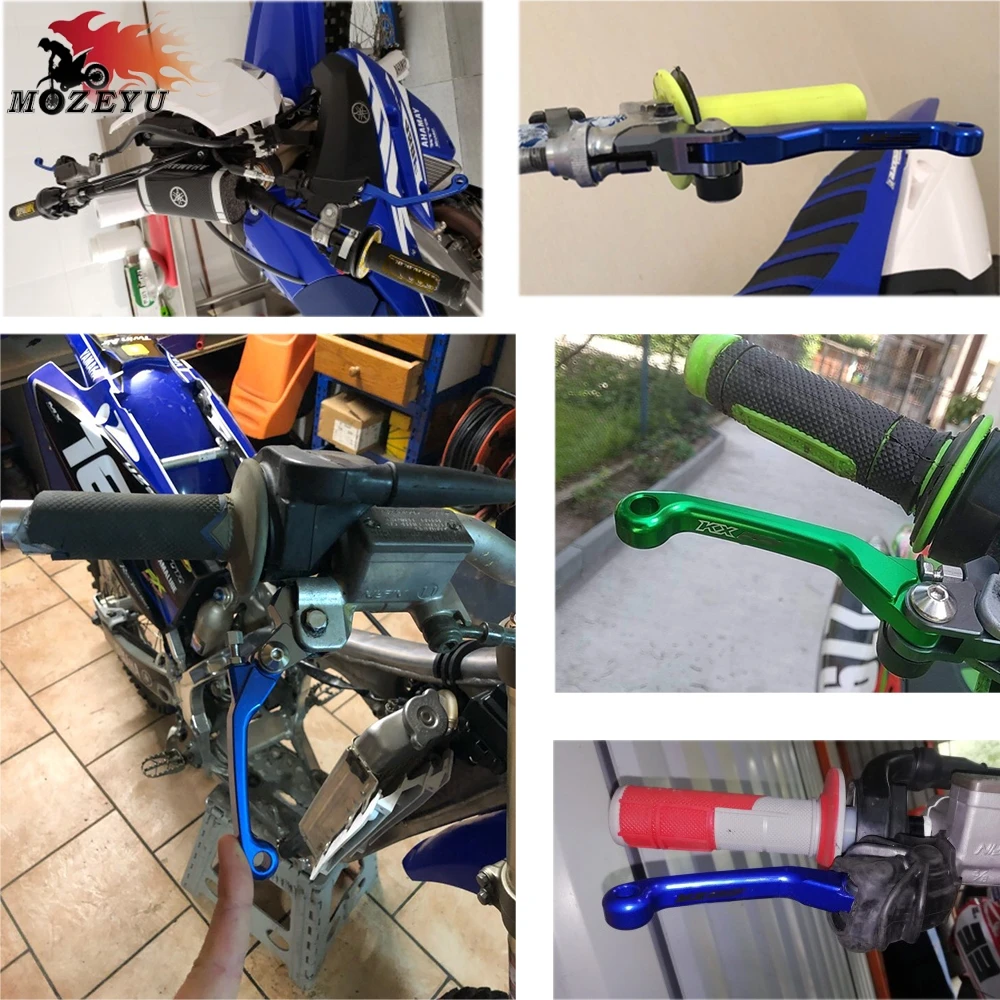 Гибкие поворотные рычаги тормоза и сцепления для мотоциклов YAMAHA YZ250 YZ 250 1989 1995 1994