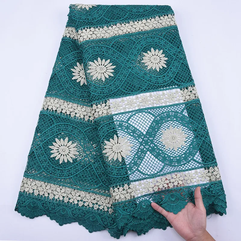 2020 африканская кружевная ткань новая модель водорастворимое Сетчатое кружево
